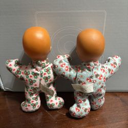 McDonalds Vintage Mattel MAGIC NURSERY BABY DOLL Pink Holly Hearts 5" 1993 lot 2