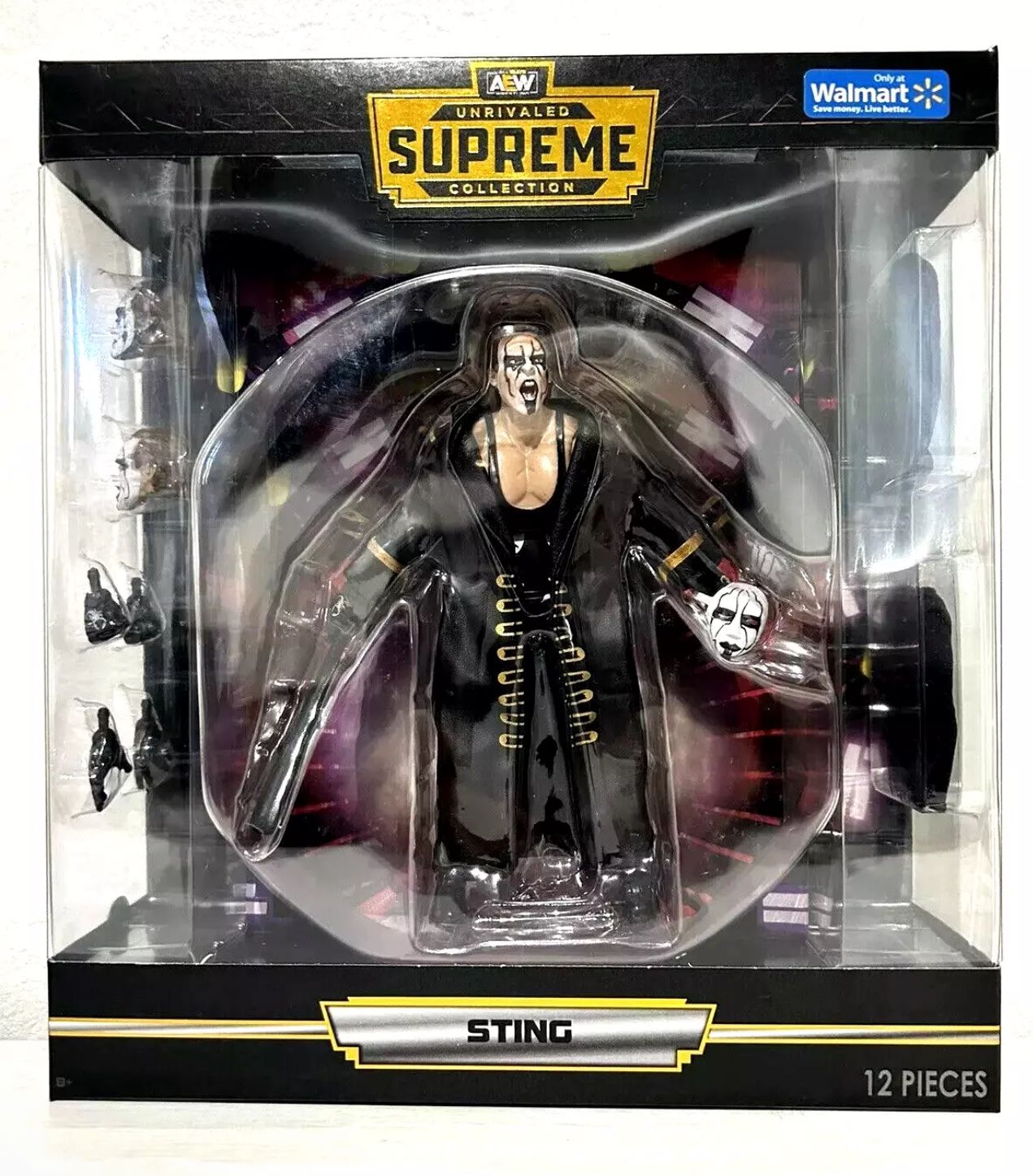 AEW Unrivaled Supreme Sting - 6 inch Figure with Alternate