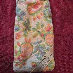 Vintage TSO Floral Eye Glasses Case