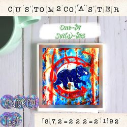 Chicago Bears Ceramic Drink Coasters