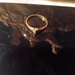 10k Gold Promise Ring.