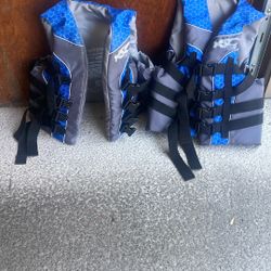 2  Large/Xtra Large Life Vests