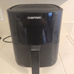 Chefman TurboFry Touch Air Fryer, One-Touch Digital Control, 5-Quart - Black