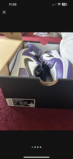 Nike Air Jordan 1 Low Black /purple/ White