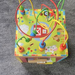 wood activity cube Kids