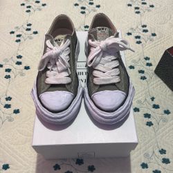 Maison Mihara Olive Shoes 