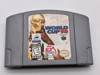 World Cup 98 Nintendo 64 N64 Game Cartridge EA Sports Tested Working