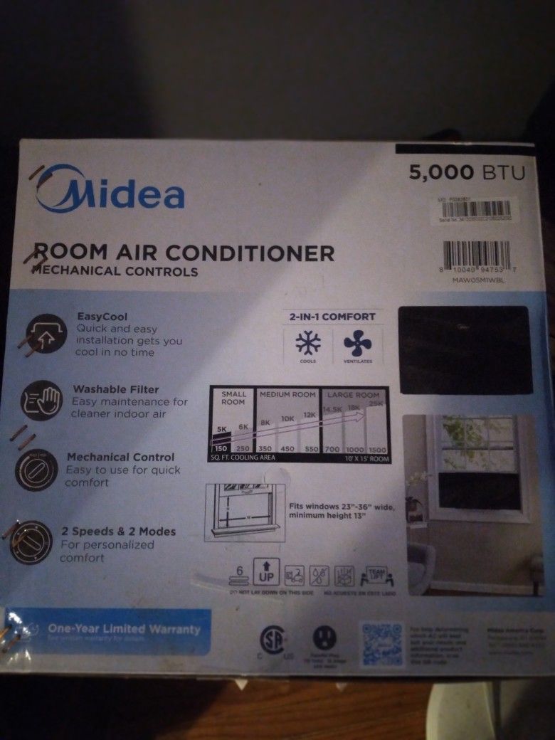 NIB 5000btu air Conditioner