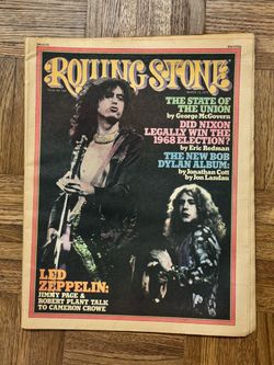 Vintage Rolling Stone Magazine – Led Zeppelin – March 13, 1975