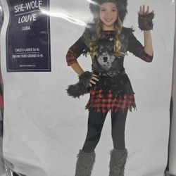 Halloween SHE-WOLF Child X Large 14-16