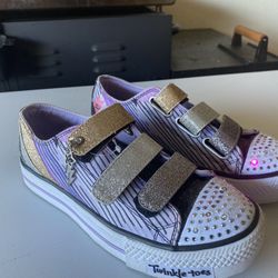 Kids Skechers Girls Light Up Shoes Size 3