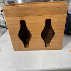 Bamboo bag organizer