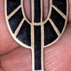 jewish menorah pendant 925 silver Judaica Hand Made