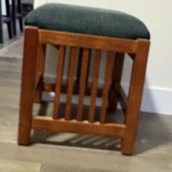 Mission Style Ottoman/Stool