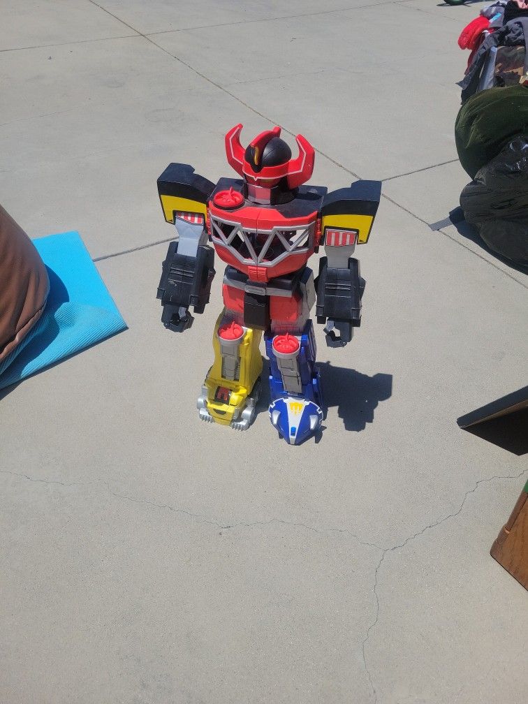 Fisher-Price Imaginext Power Rangers Morphin Megazord 27" Tall