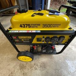 Champion 3500 Running Watt Generator