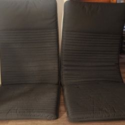 IKEA POANG Chair Cushions, Black