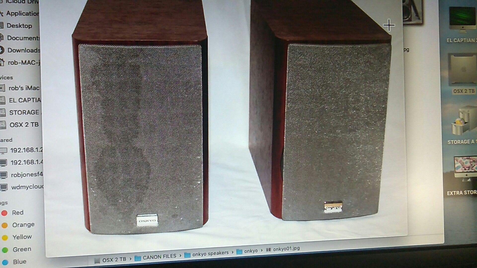 Onkyo D-N3XA Bookshelf Speakers