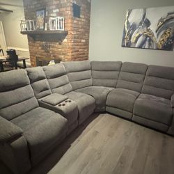 L Shape Sofá (Reclinable) 