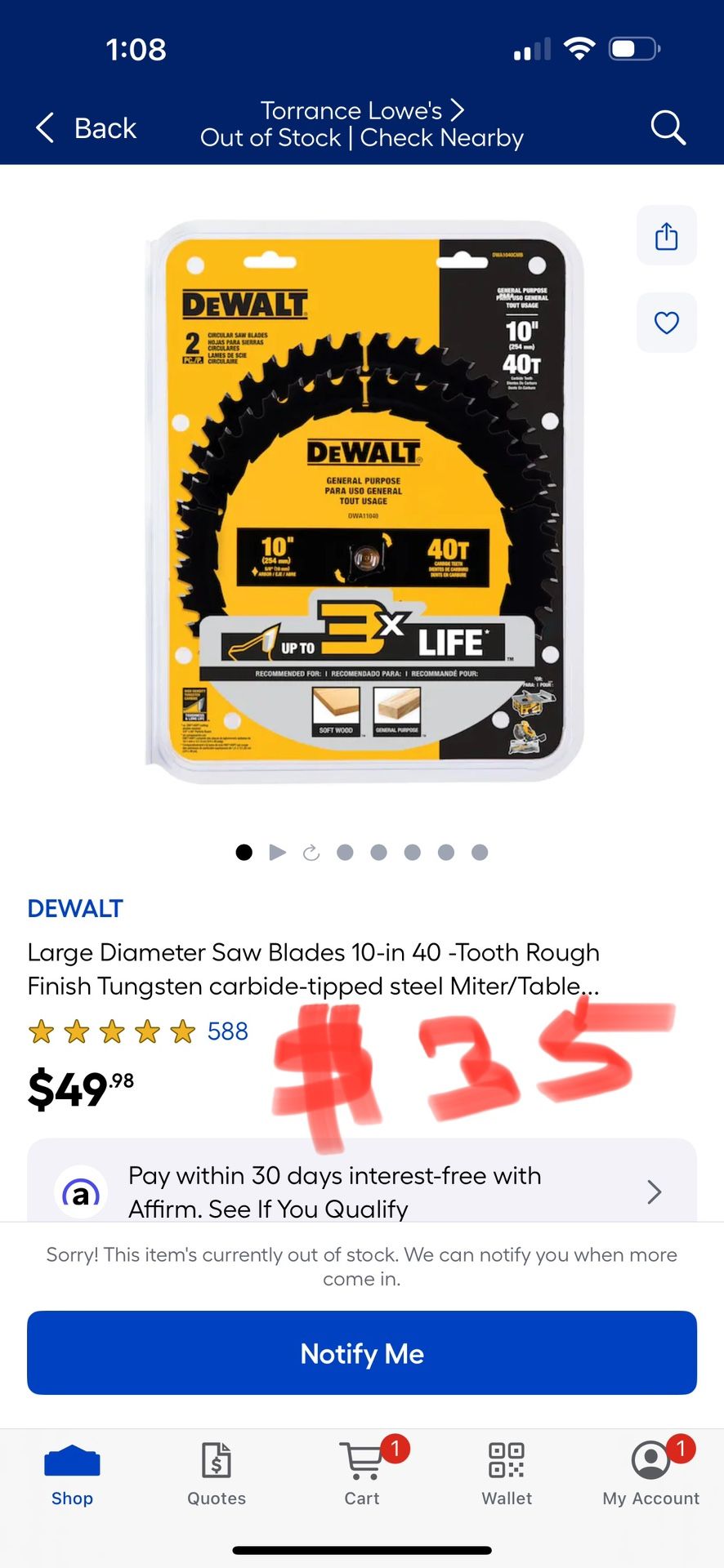 DEWALT Large Diameter Saw Blades 10-in 40 -Tooth Rough Finish Tungsten carbide-tipped steel Miter/Table