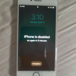Iphone 8 , Locked 