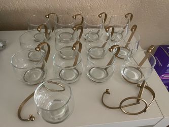 13 glass with handles (handles are removable for washing)