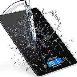 Kitchen Food Scale 11Lb/ 5KG | Digital Touch Screen Black Tempered Glass Scale | Weight KG, LB, GM for Cooking, Baking, Batteries Included ⭐⭐⭐⭐⭐ 5Core