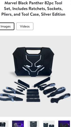 Marvel Black Panther 82PCS Tool Set Silver Or Purple Edition Brand New