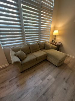 Couch with Ottoman  (Crate & Barrel)