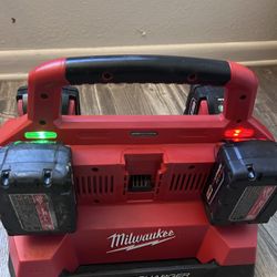 M18 18-Volt Lithium-Ion Battery Pack (2) 5.0Ah and High Output Battery Pack (2) 6.0Ah with PACKOUT 6