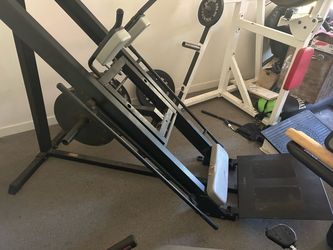 Leg press/ hack squat combo