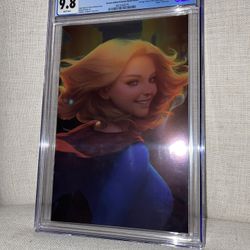 SUPERGIRL #16 ARTGERM Virgin Mexican Foil Variant CGC 9.8 Ltd 1000 DC Comics 