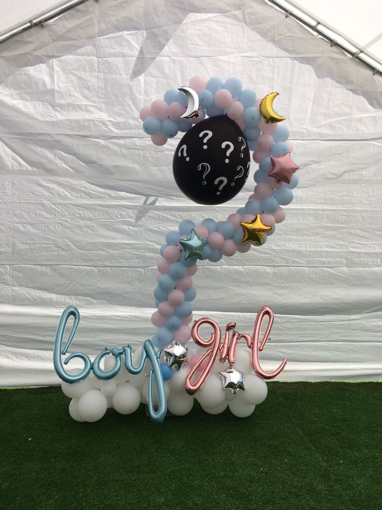 Gender Reveal Balloon Decoration 