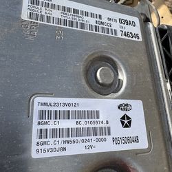 12-15 Fiat 500 computer