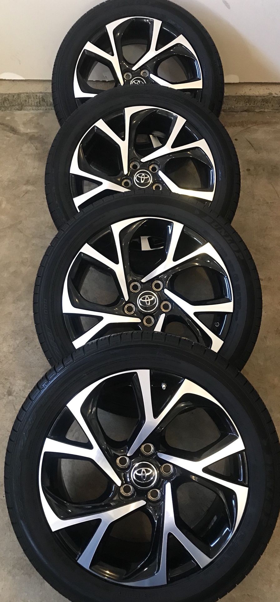 18” Toyota OEM rims and tires
