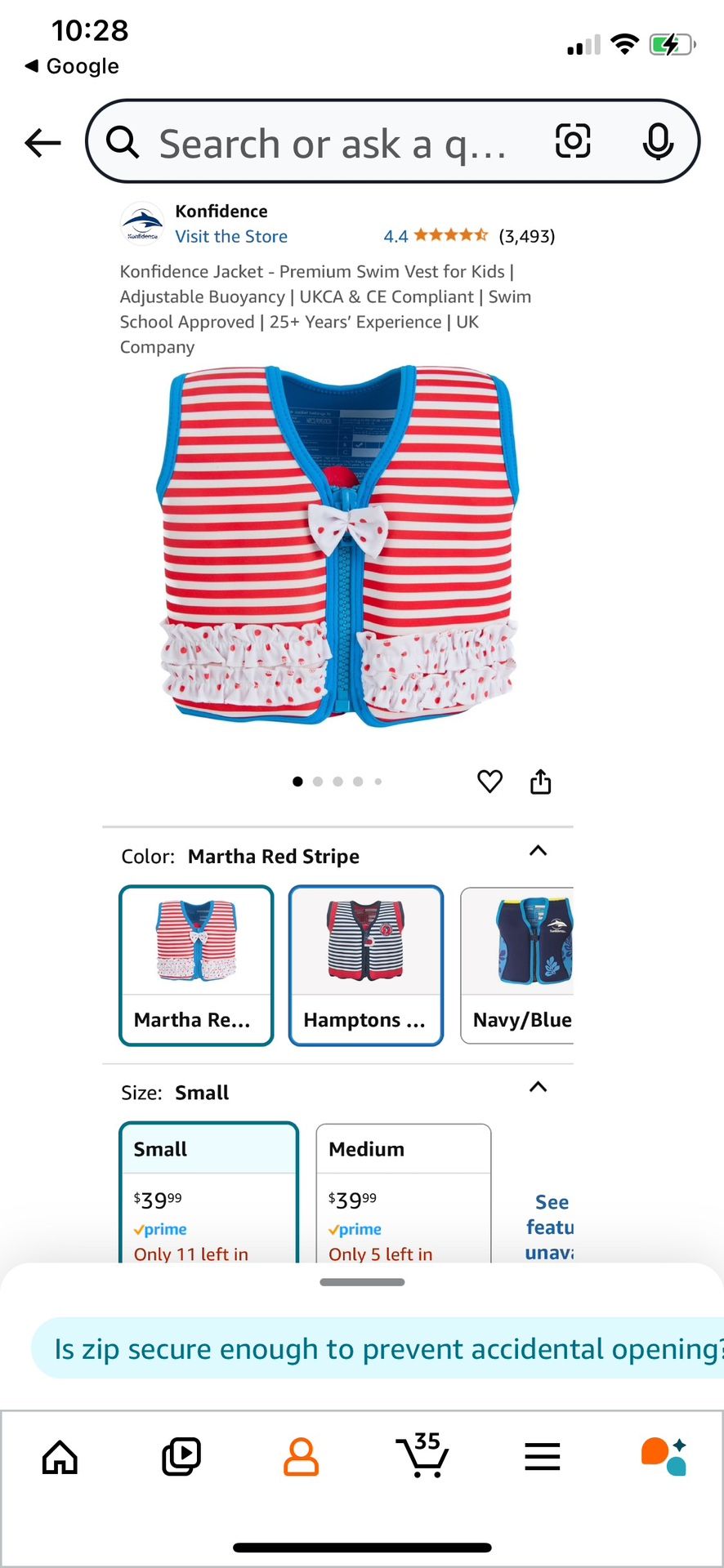 Life Jacket, Swim Vest