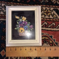 Vintage Floral Shadow Box