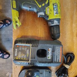Ryobi Drill Driver w/ 1.5ah Battery and Charger