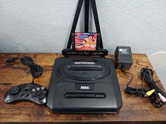 SEGA Genesis Console Model 2 MK-1631 Bundle + Thunder Force III (Repro) ■Retro