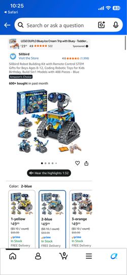 Stem robot building kit