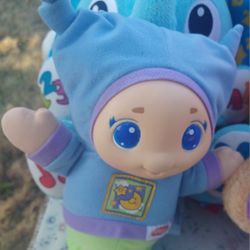 "Glo Worm" Singing/Light Up Educational Toy By Playskool 