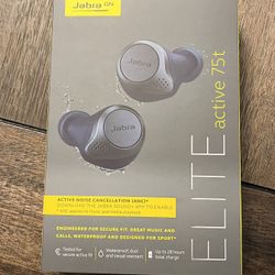 New JABRA Elite Active 75t Earbuds