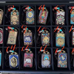 "Ebony Thangka Guardian Amulet (Attracts Wealth and Blessings)"