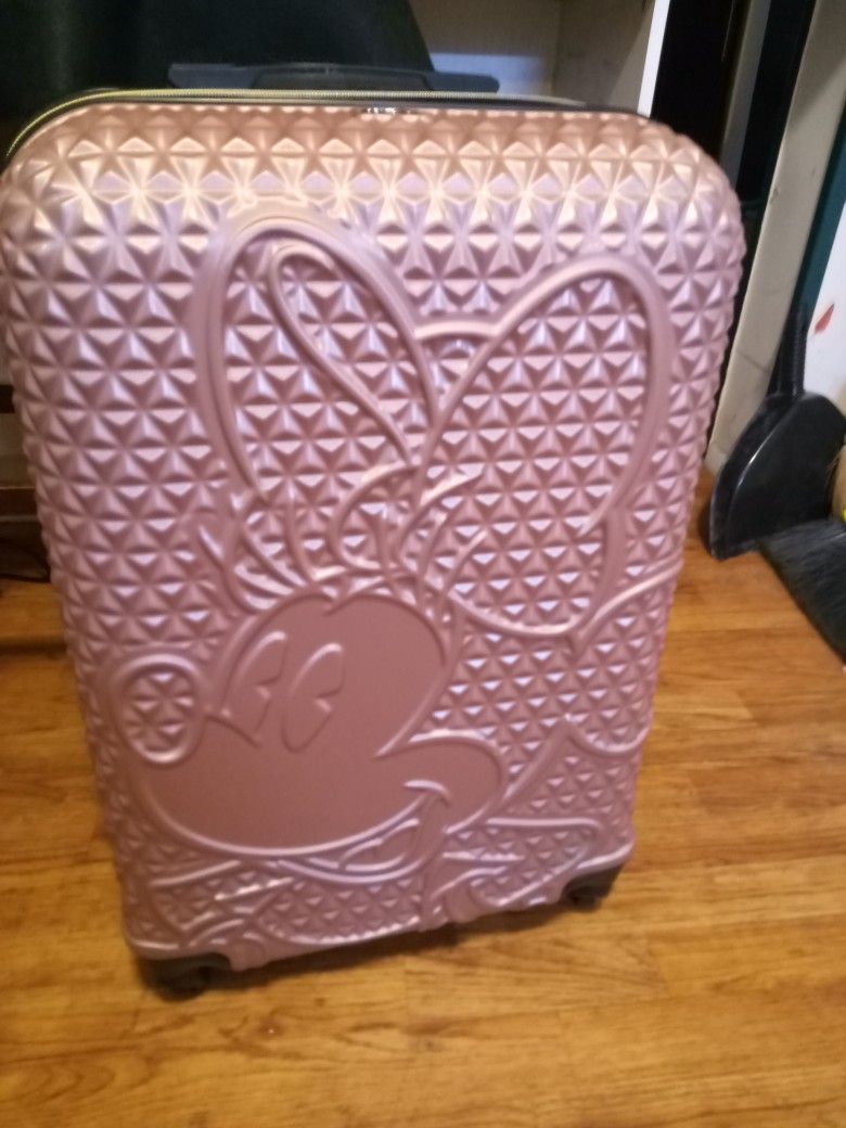 Pink Minnie Mouse Disney Hardshell Luggage