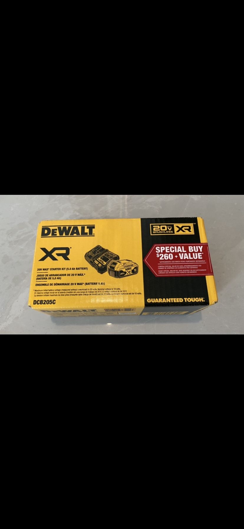 Dewalt Battery + Charger 5AH 20v Brand new