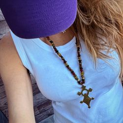 ARTISAN MADE CROSS NECKLACE 