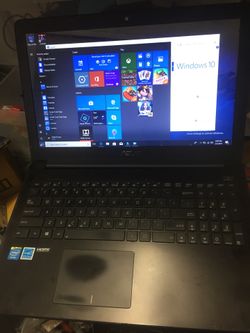 Asus laptop intel cel 4gb 320gb win 10 1.5ghz