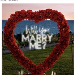 Will You Marry Me? Sign
