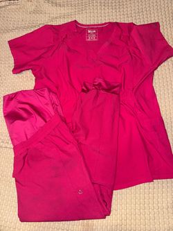 Pink Maternity scrub set