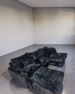 New black sectional